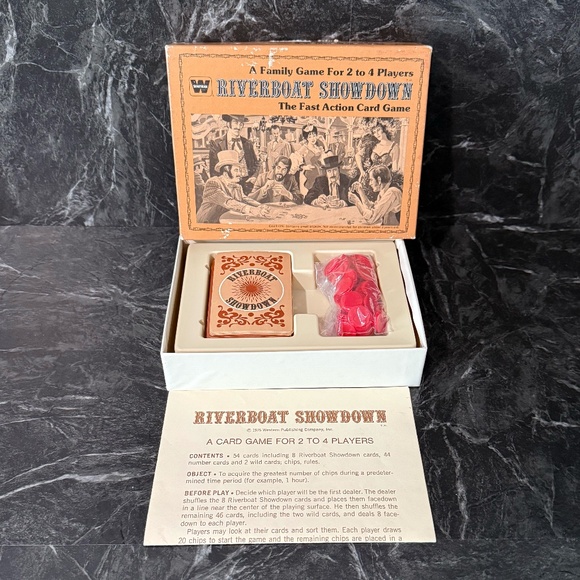 WHITMAN 1976 Riverboat Showdown Game - Picture 2 of 12
